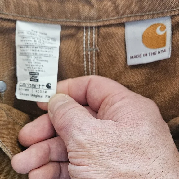 Carhart Made In The USA Canvas Pants - Picture 2 of 4